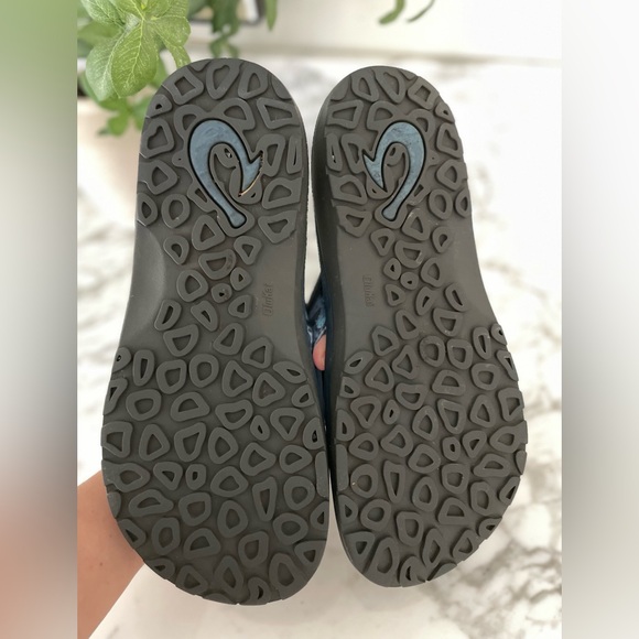 Olukai Men's Ohana Beach Sandals Flip Flops Blue Size 10 - Picture 6 of 7